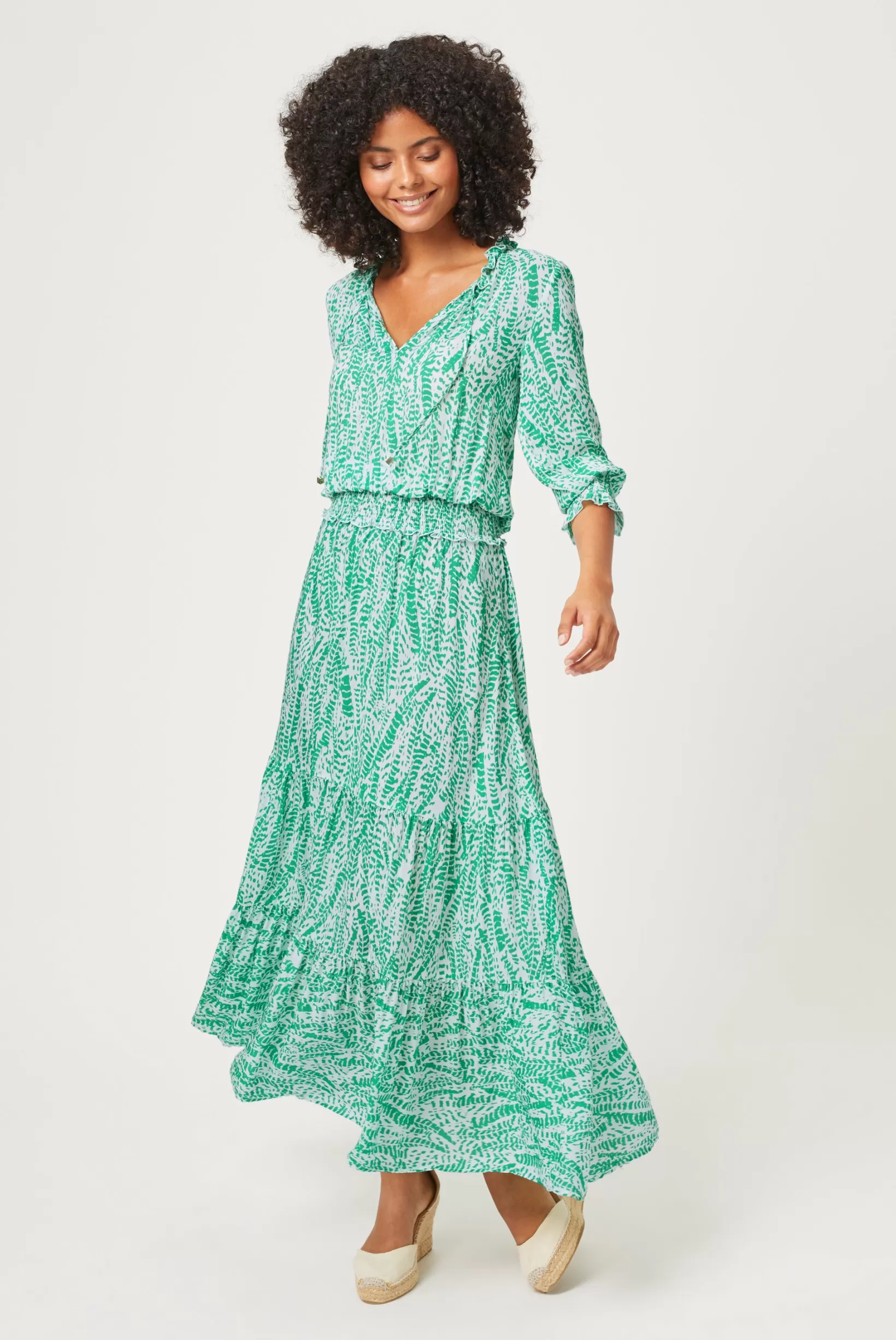 Belle Mare Smocked Waist Maxi Dress^Heidi Klein Fashion