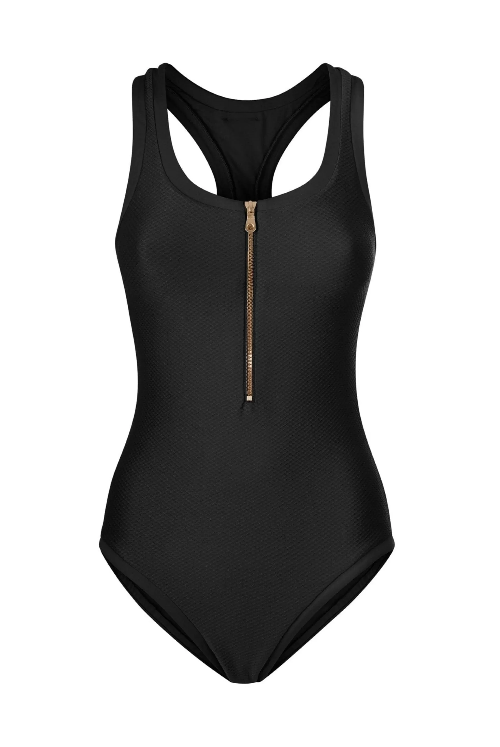 Black Racerback Swimsuit^Heidi Klein Best Sale