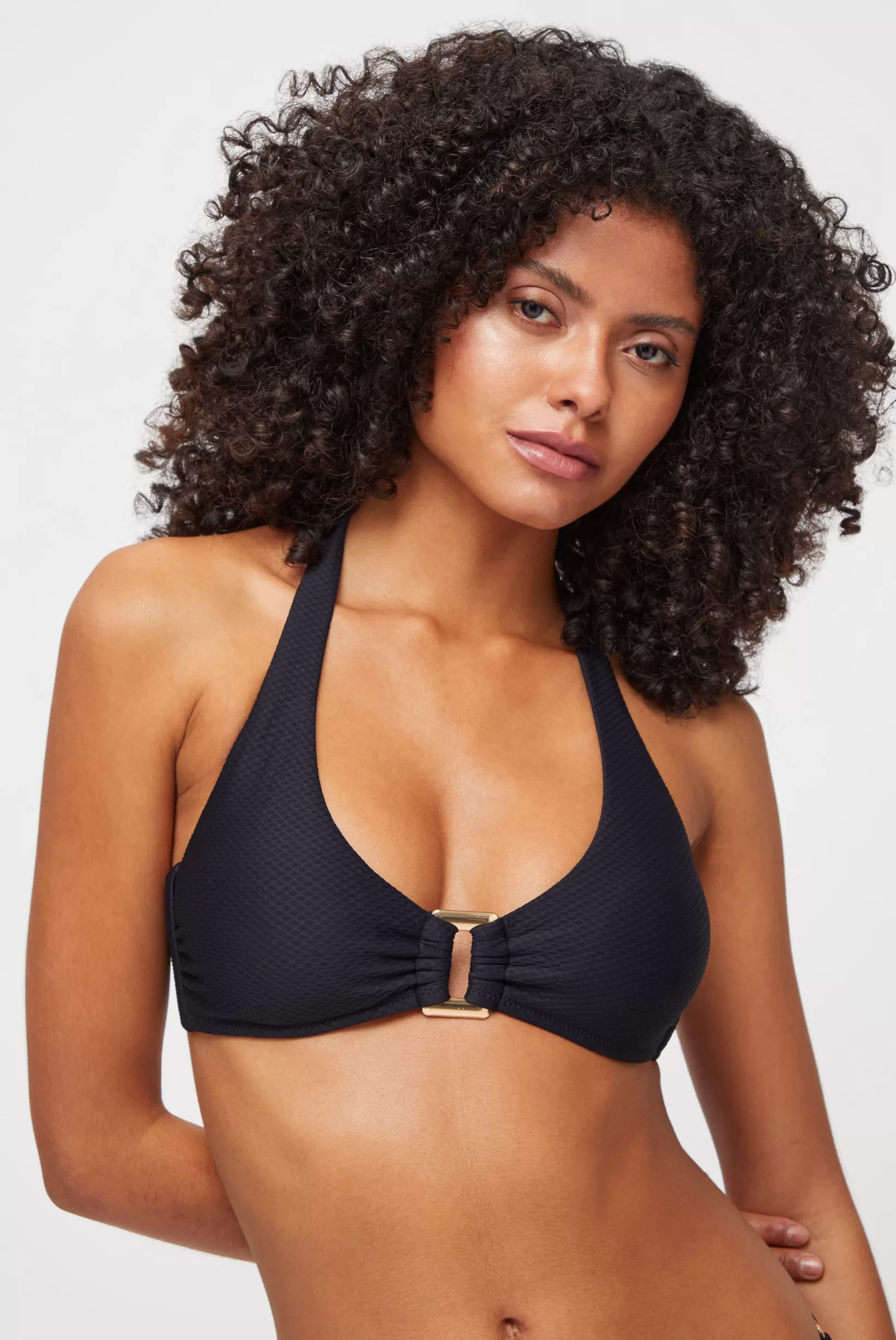 Black Rectangle Halterneck Top^Heidi Klein New