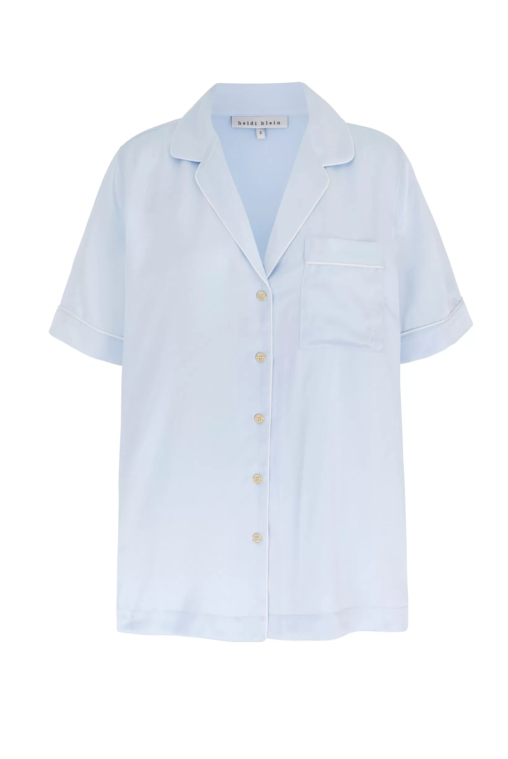Lucca Short Sleeve Silk Pyjama Set^Heidi Klein Online