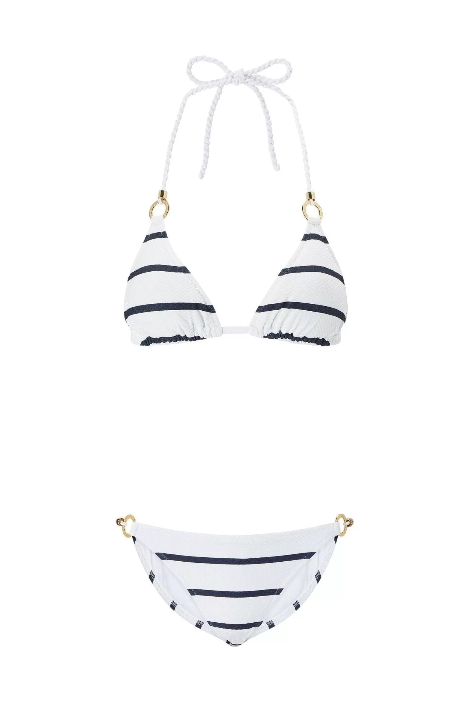 Nautical Stripe Ring Triangle Bikini^Heidi Klein Store