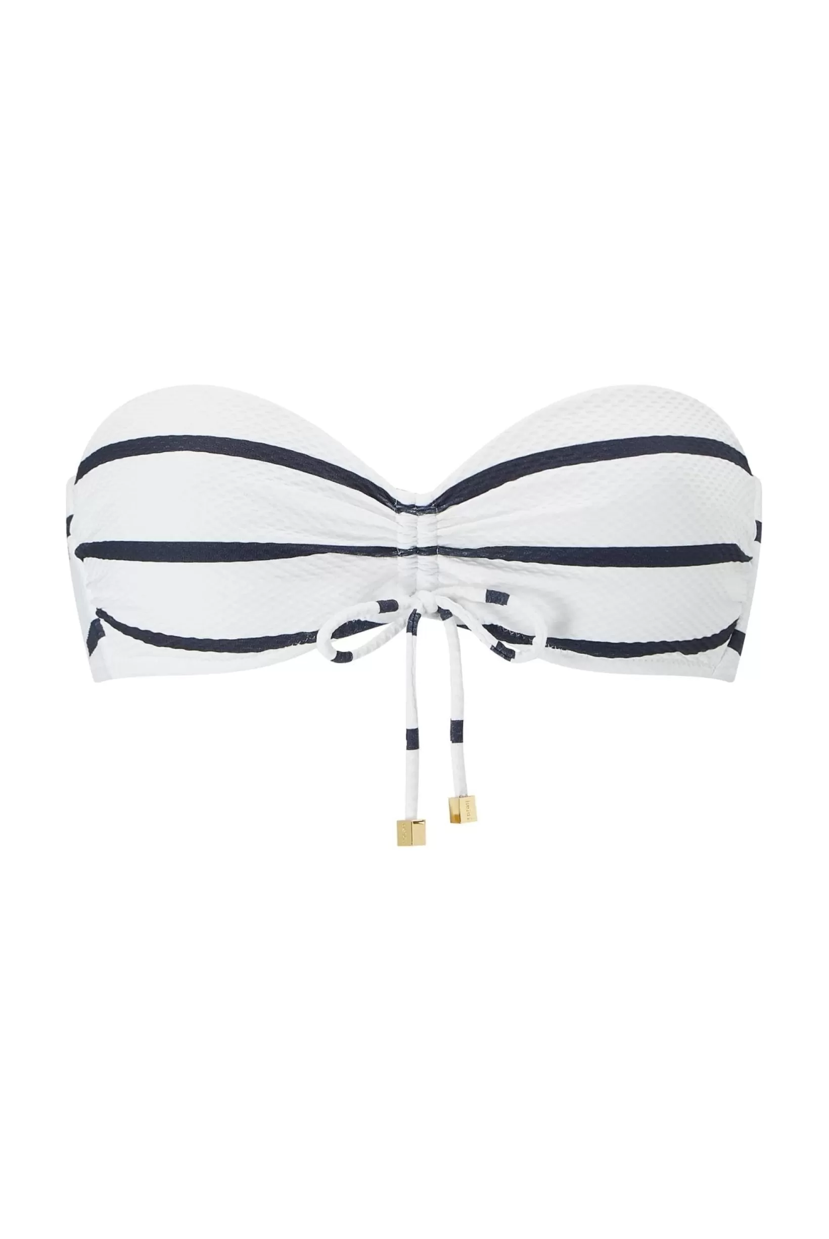 Nautical Stripe Ruched Bandeau Top^Heidi Klein Discount