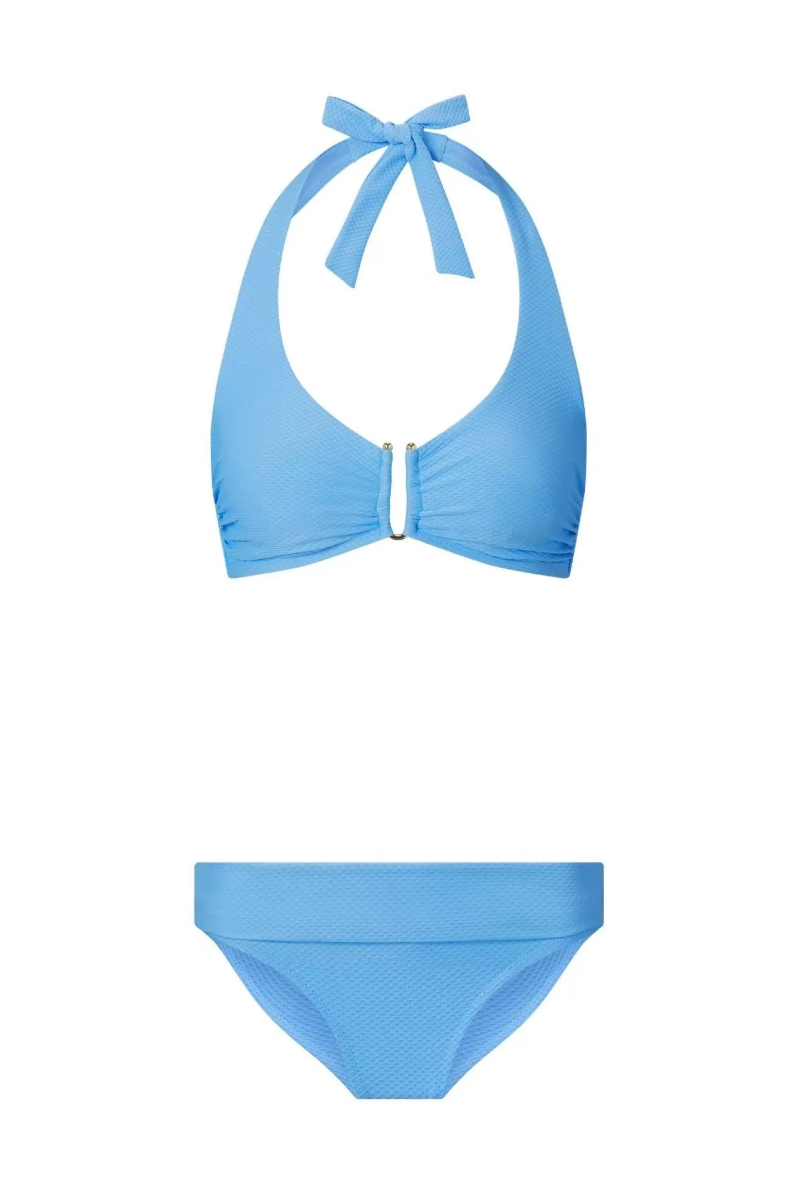Ocean Tide Textured U-Bar Bikini^Heidi Klein Best Sale