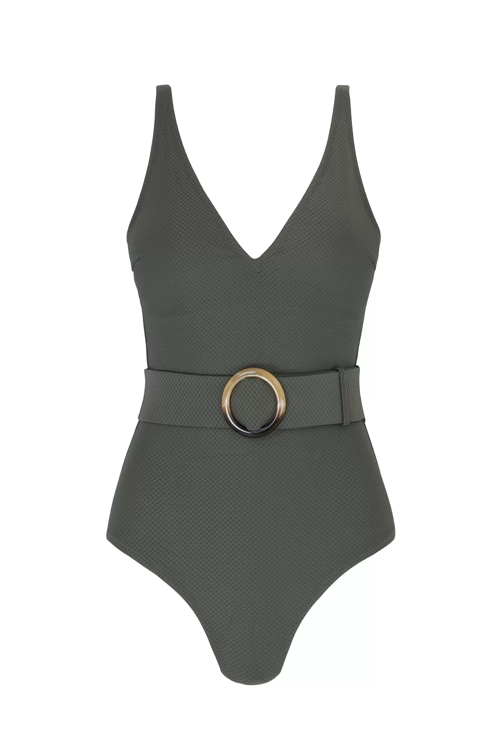 Olive Belted Swimsuit^Heidi Klein Flash Sale