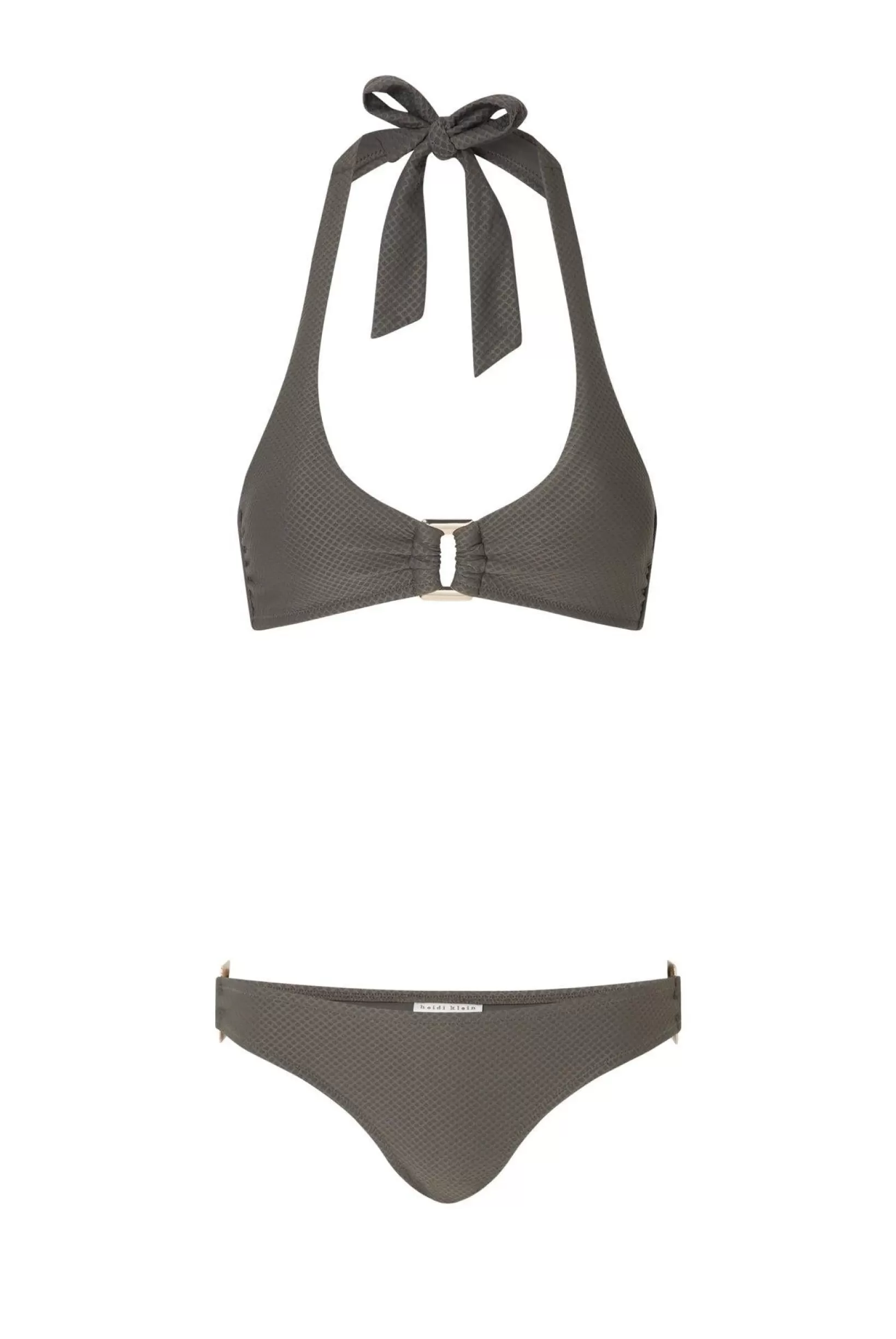 Olive Rectangle Halterneck Bikini^Heidi Klein Cheap