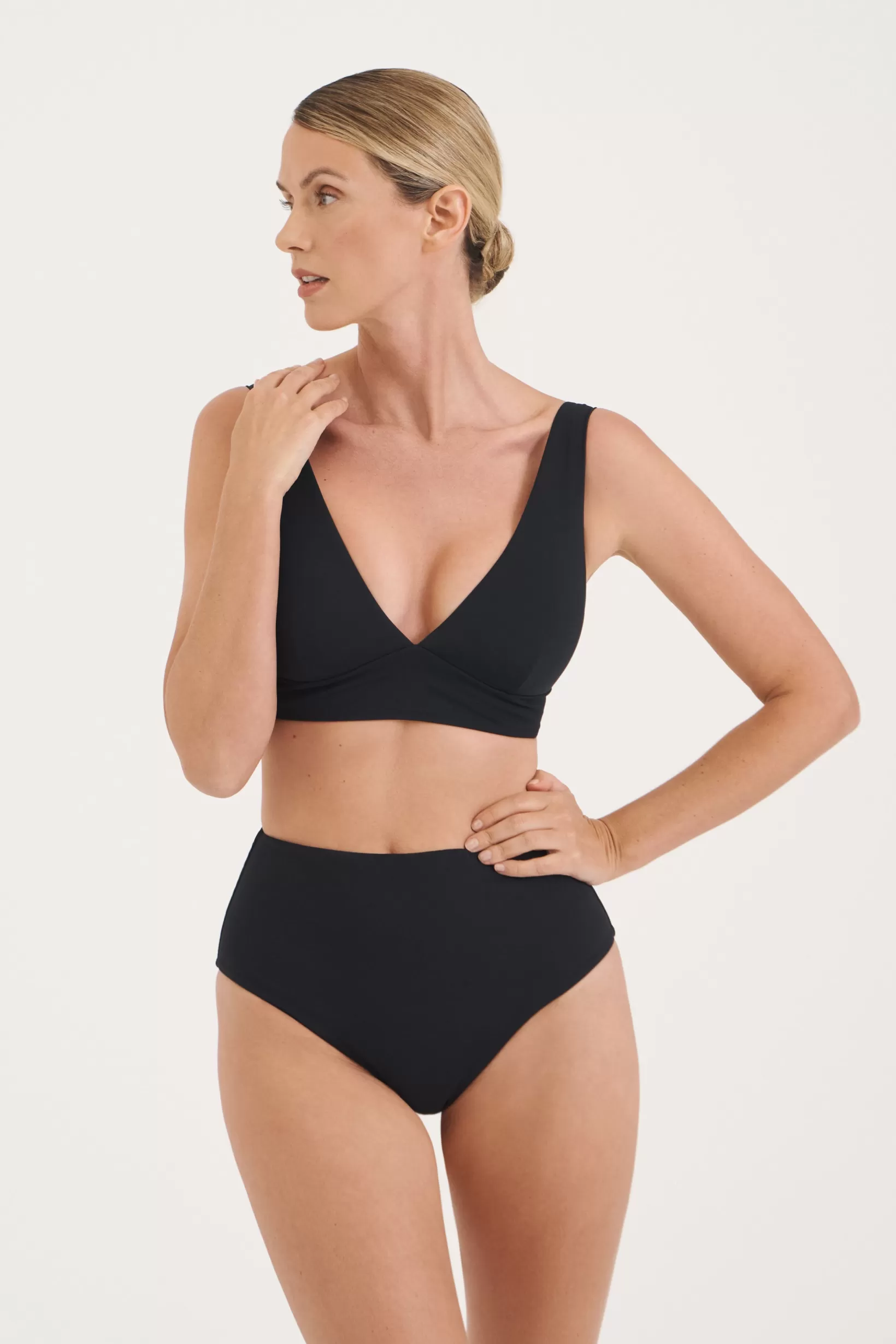 Sculpt Black V-Neck Bikini^Heidi Klein Flash Sale