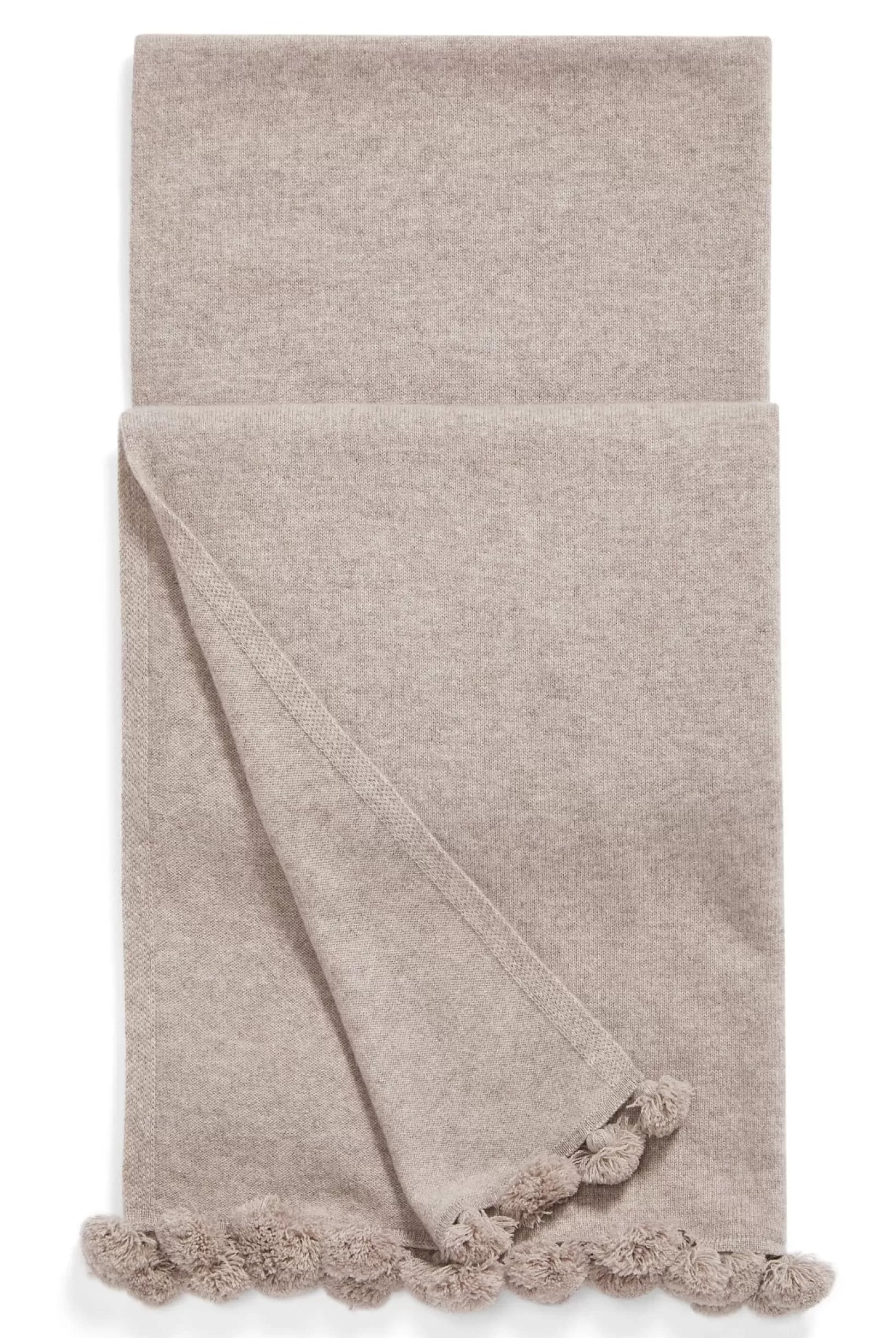 Verbier Cashmere Scarf With Tassel Trim In Brown^Heidi Klein Best